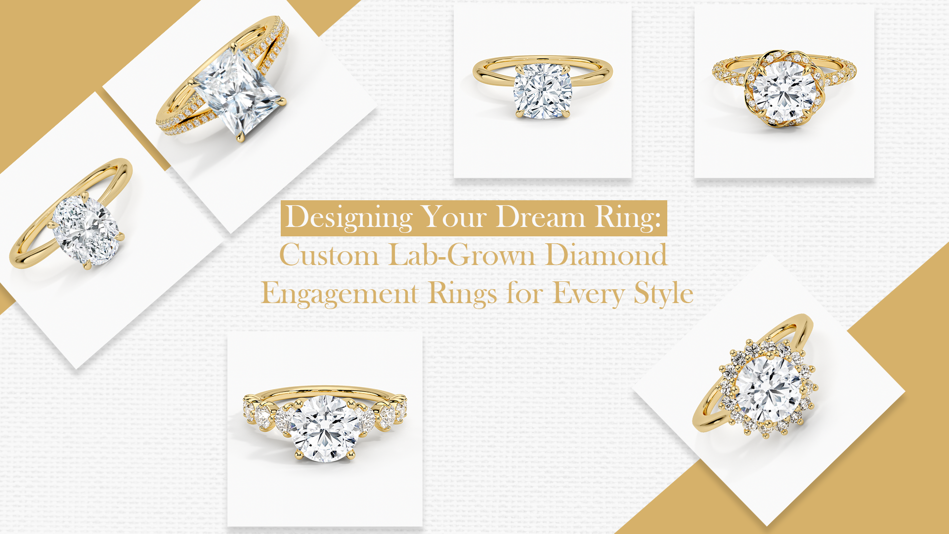 custom lab-grown diamond engagement rings